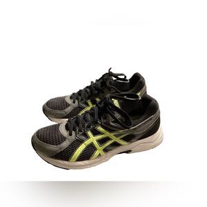 ASICS Gel Contend 3 - Men’s Running Shoes - Gray Black Yellow #T5F4N - Size 8.5